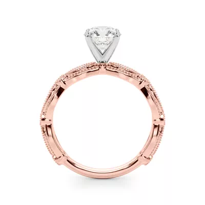 Topazia Vintage Inspired Engagement Ring