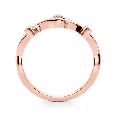 Inara Nature Inspired Wedding Band