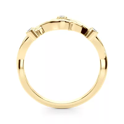 Inara Nature Inspired Wedding Band