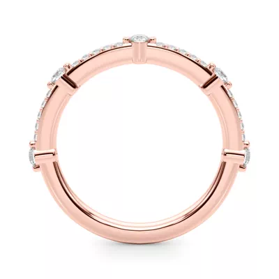 Zephrine Pave Station Diamond Band