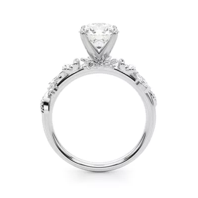 Tulum Floral Engagement Ring
