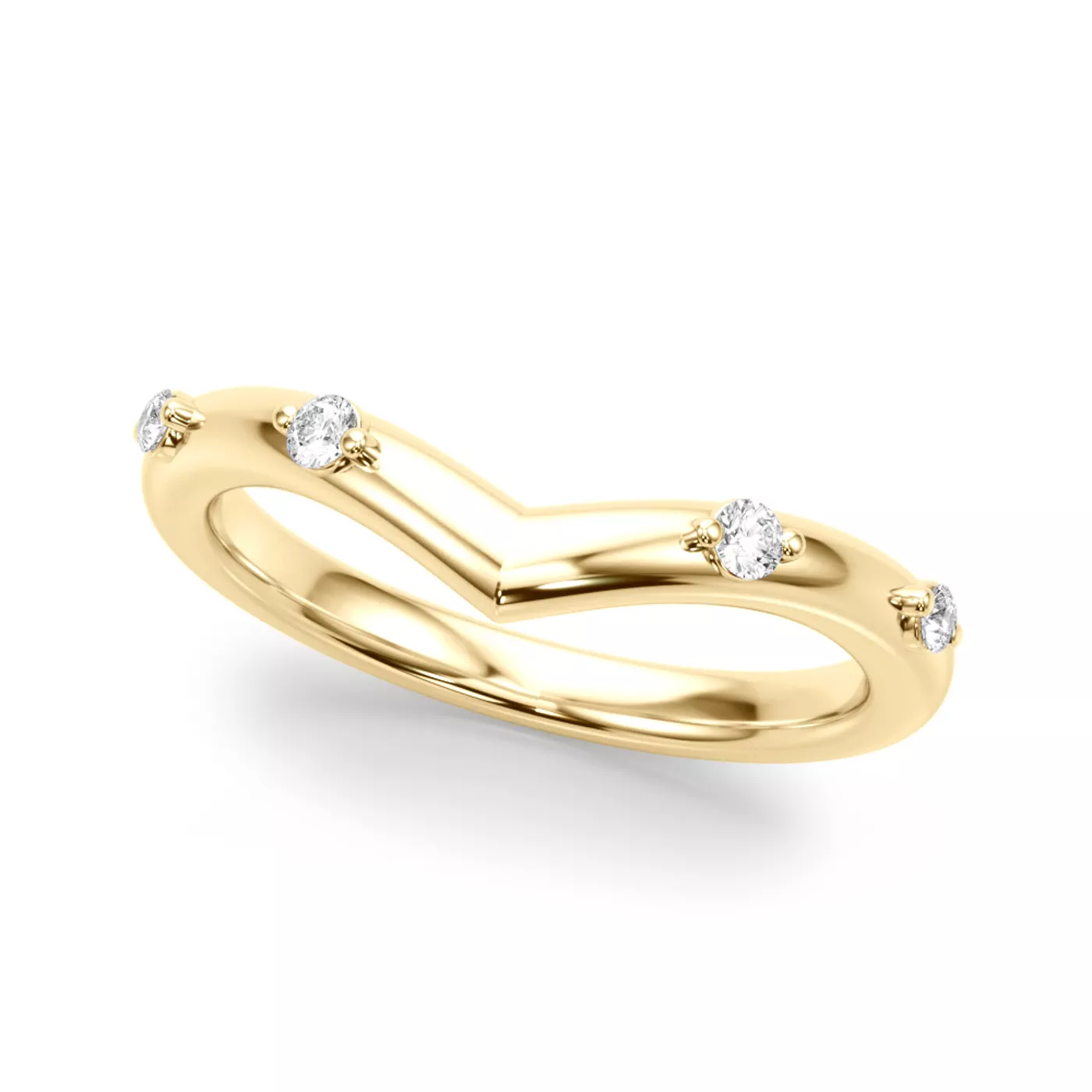 Aspyn Chevron Diamond Band
