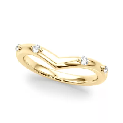 Aspyn Chevron Diamond Band
