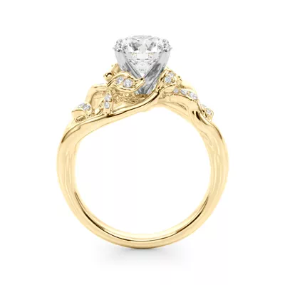 Garden Vine Diamond Engagement Ring