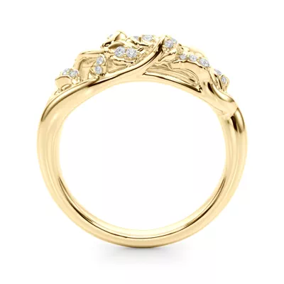 Garden Vine Diamond Band