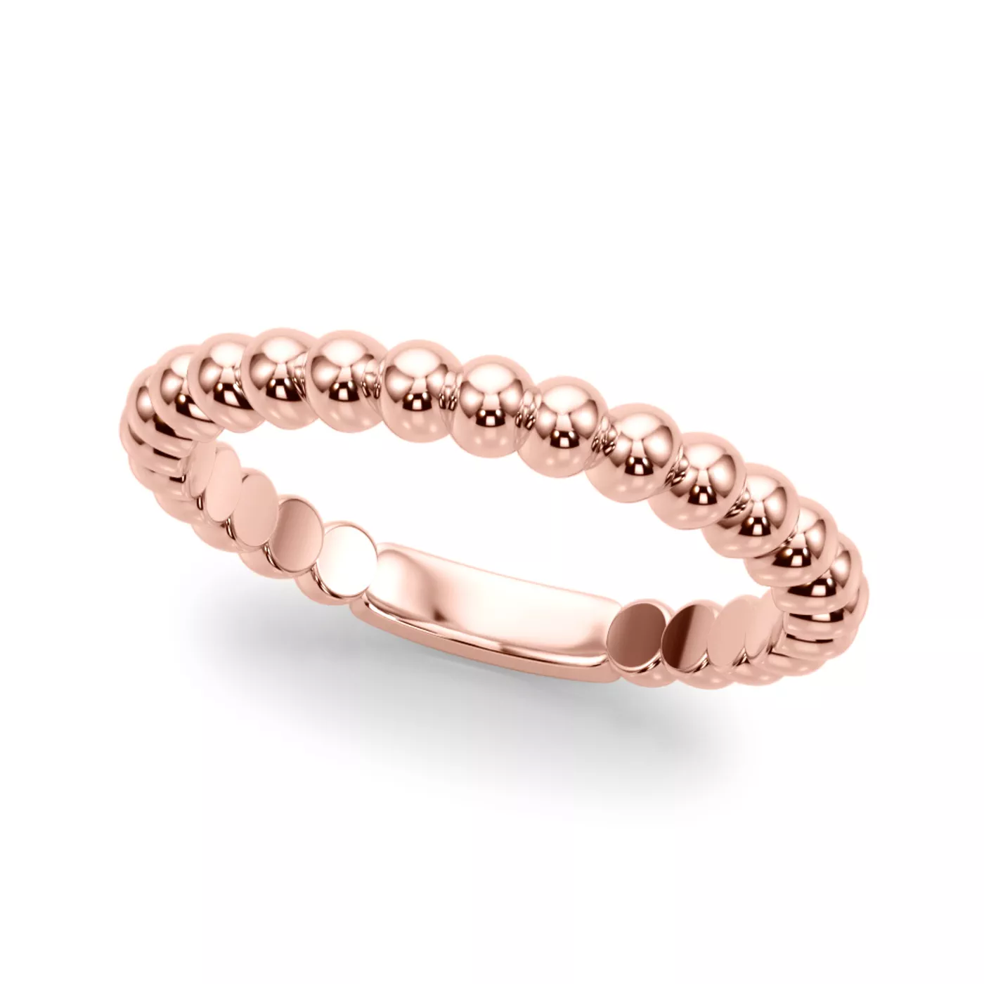 Lisette Beaded Wedding Band