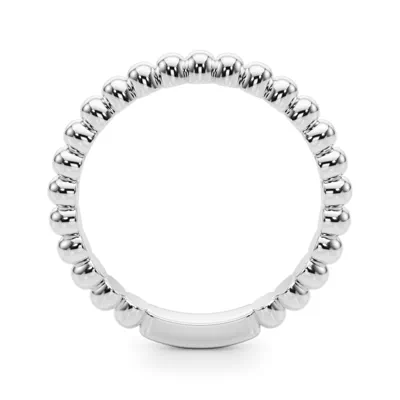 Lisette Beaded Wedding Band