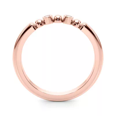 Isaline Bezel Diamond Wedding Band