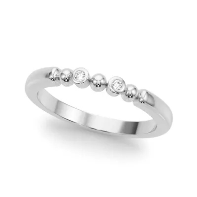 Isaline Bezel Diamond Wedding Band