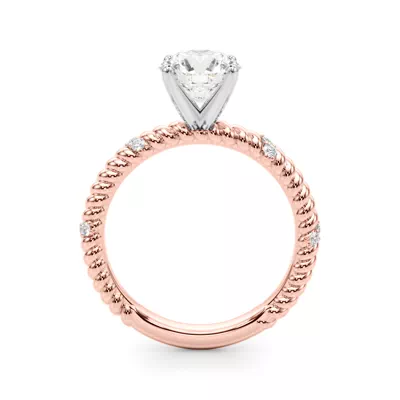 Claudette Rope And Diamond Engagement Ring