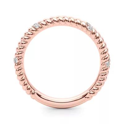 Claudette Rope And Diamond Band