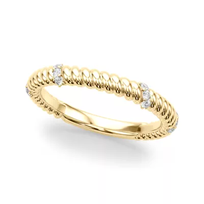 Claudette Rope And Diamond Band