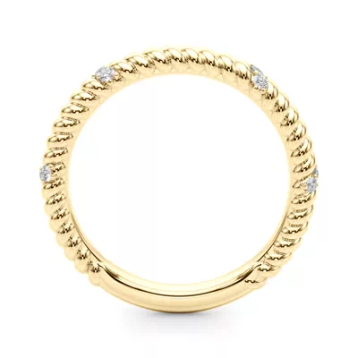 Claudette Rope And Diamond Band