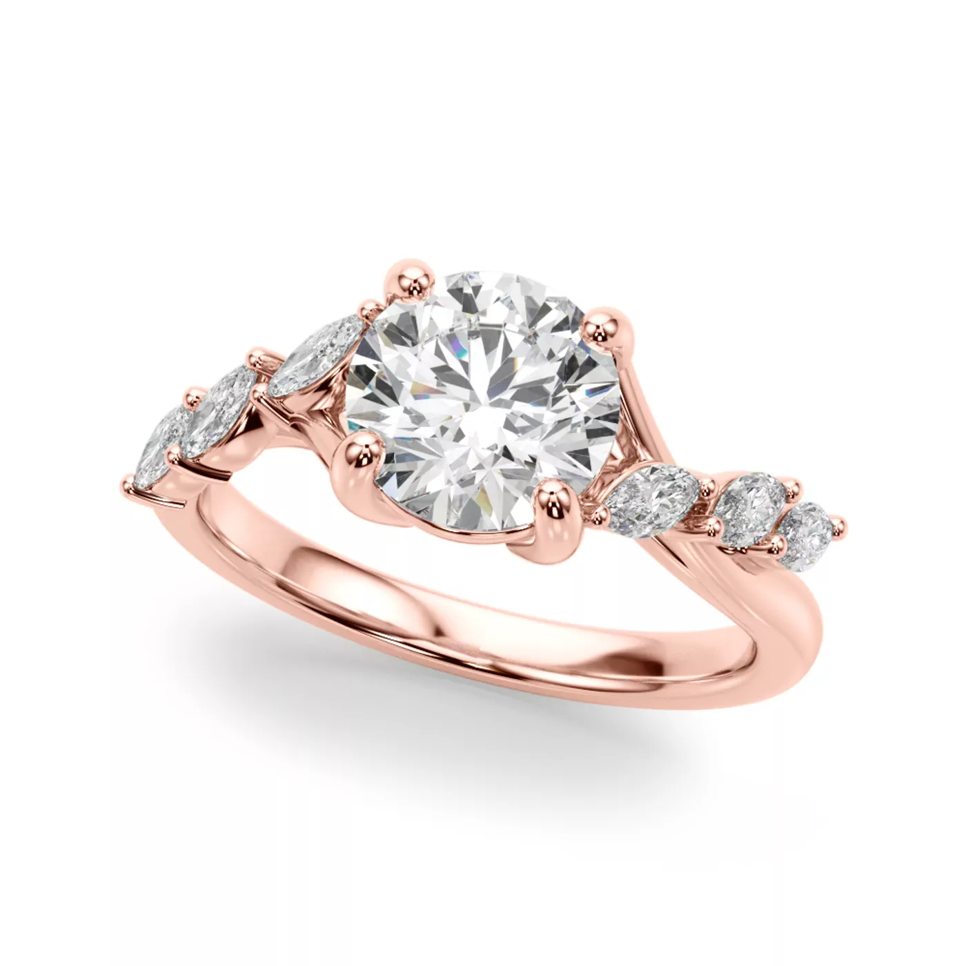 Roxane Marquise Diamond Engagement Ring