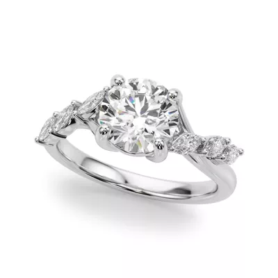 Roxane Marquise Diamond Engagement Ring
