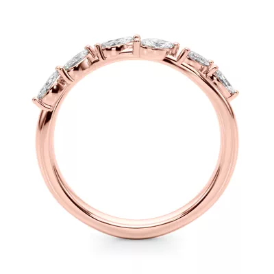 Roxane Marquise Diamond Wedding Band