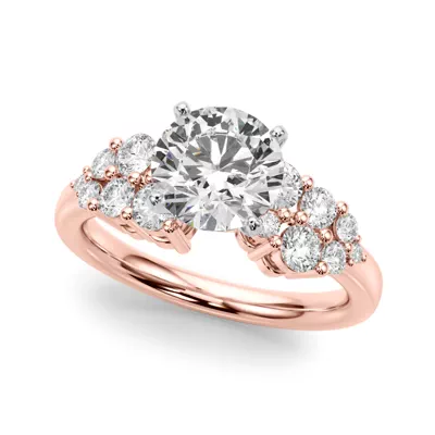 Mireille Diamond Cluster Engagement Ring