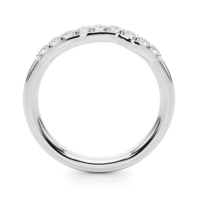 Mireille Curved Diamond Band