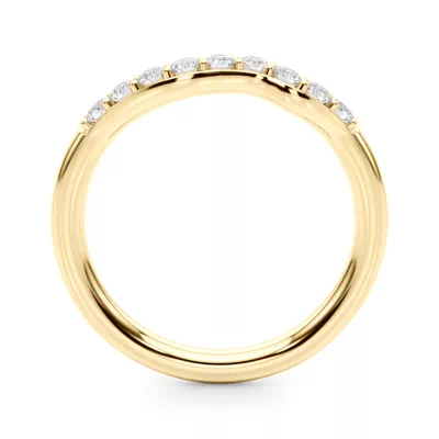 Mireille Curved Diamond Band