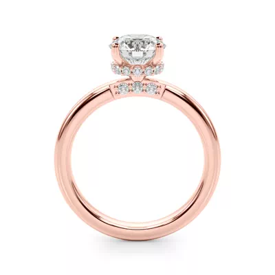 Jolie Hidden Halo Engagement Ring