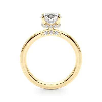 Jolie Hidden Halo Engagement Ring