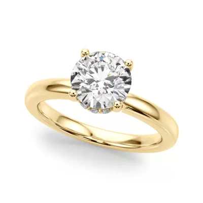 Jolie Hidden Halo Engagement Ring