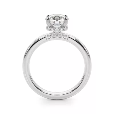 Jolie Hidden Halo Engagement Ring