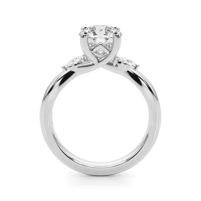 Lissora Twisted Marquise Engagement Ring