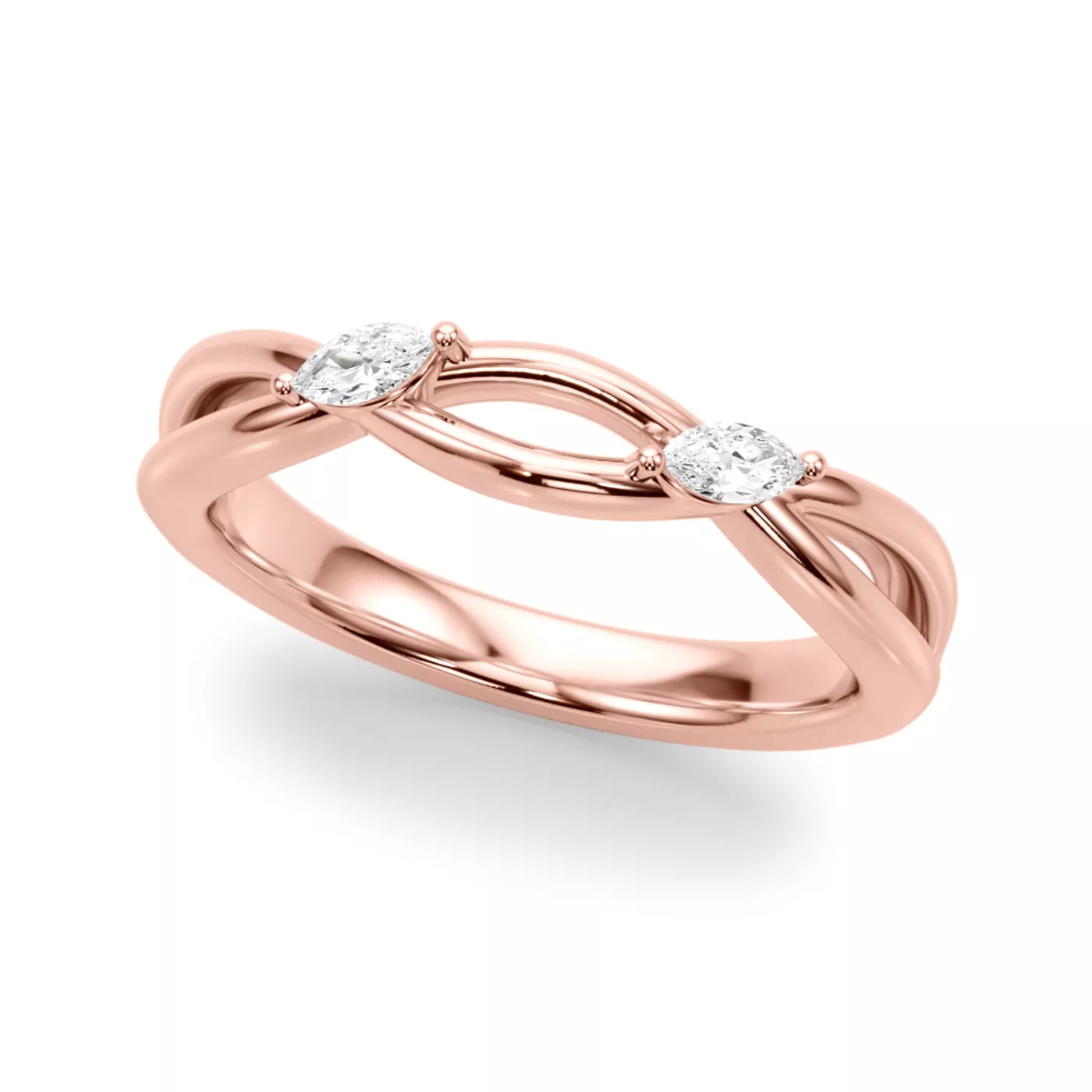 Lissora Twisted Marquise Band