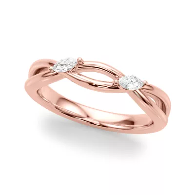 Lissora Twisted Marquise Band