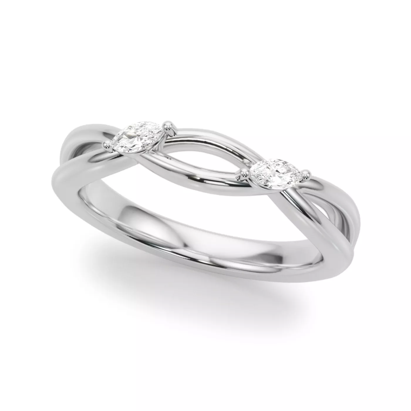 Lissora Twisted Marquise Band