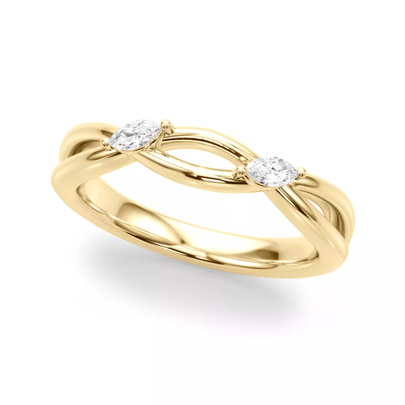 Lissora Twisted Marquise Band