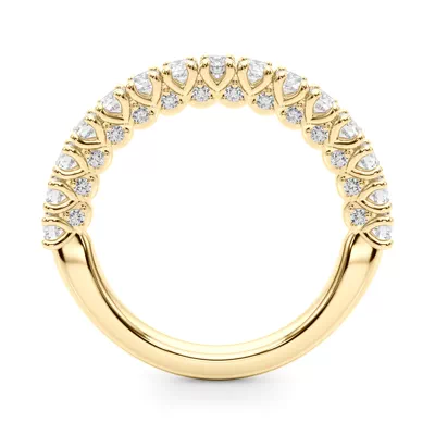 Vellara Sculpted Pavé Lab Band