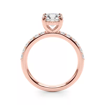 Diora Classic Pave Engagement Ring