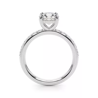 Diora Classic Pave Engagement Ring