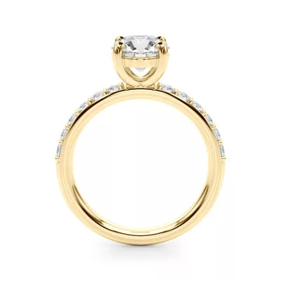 Diora Classic Pave Engagement Ring