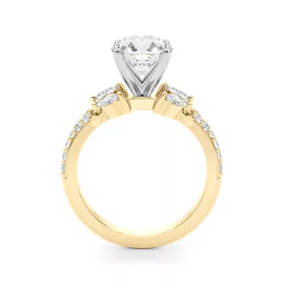Candelia Floral Cluster Engagement Ring