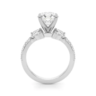 Candelia Floral Cluster Lab Engagement Ring