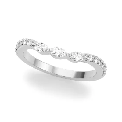 Candelia Marquise Contoured Diamond Band