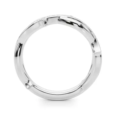 Lucienne Twisted Vine Pavé Band
