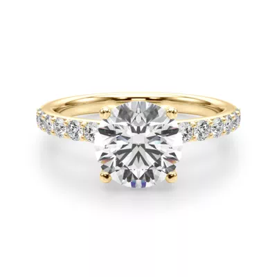 Tenara Pavé Lab Engagement Ring