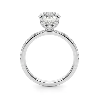 Tenara Pavé Lab Engagement Ring