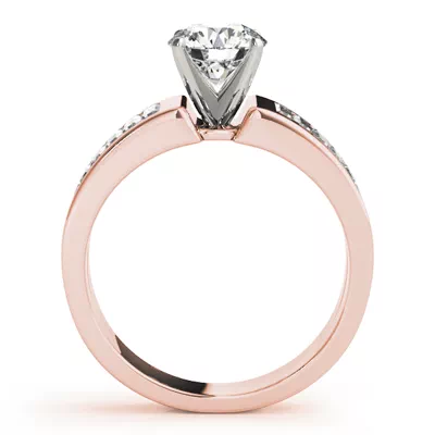 Gina Channel Set Baguette Diamond Engagement Ring