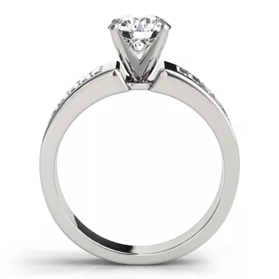 Gina Channel Set Baguette Diamond Engagement Ring