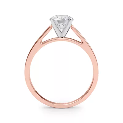 Nyssa Solitaire Cathedral Engagement Ring