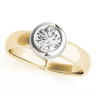 Catalina Bezel Engagement Ring