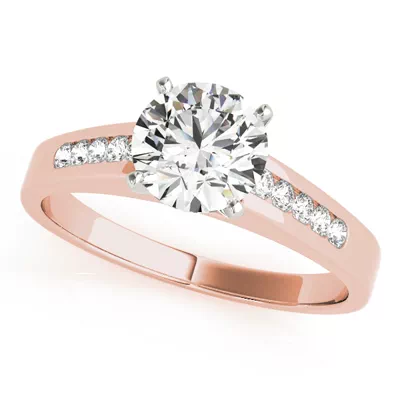 Kaylie Channel Diamond Engagement Ring