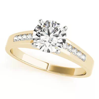 Kaylie Channel Diamond Engagement Ring