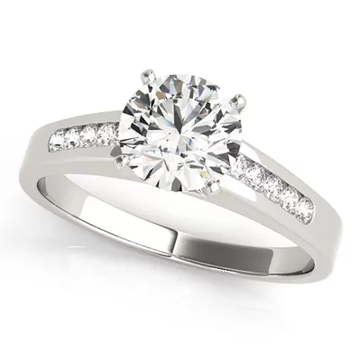 Kaylie Channel Diamond Engagement Ring