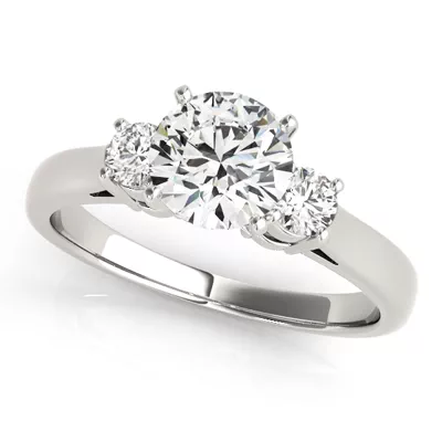 Eden Three Stone Engagement Ring